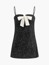 Bow Strap Short Dress